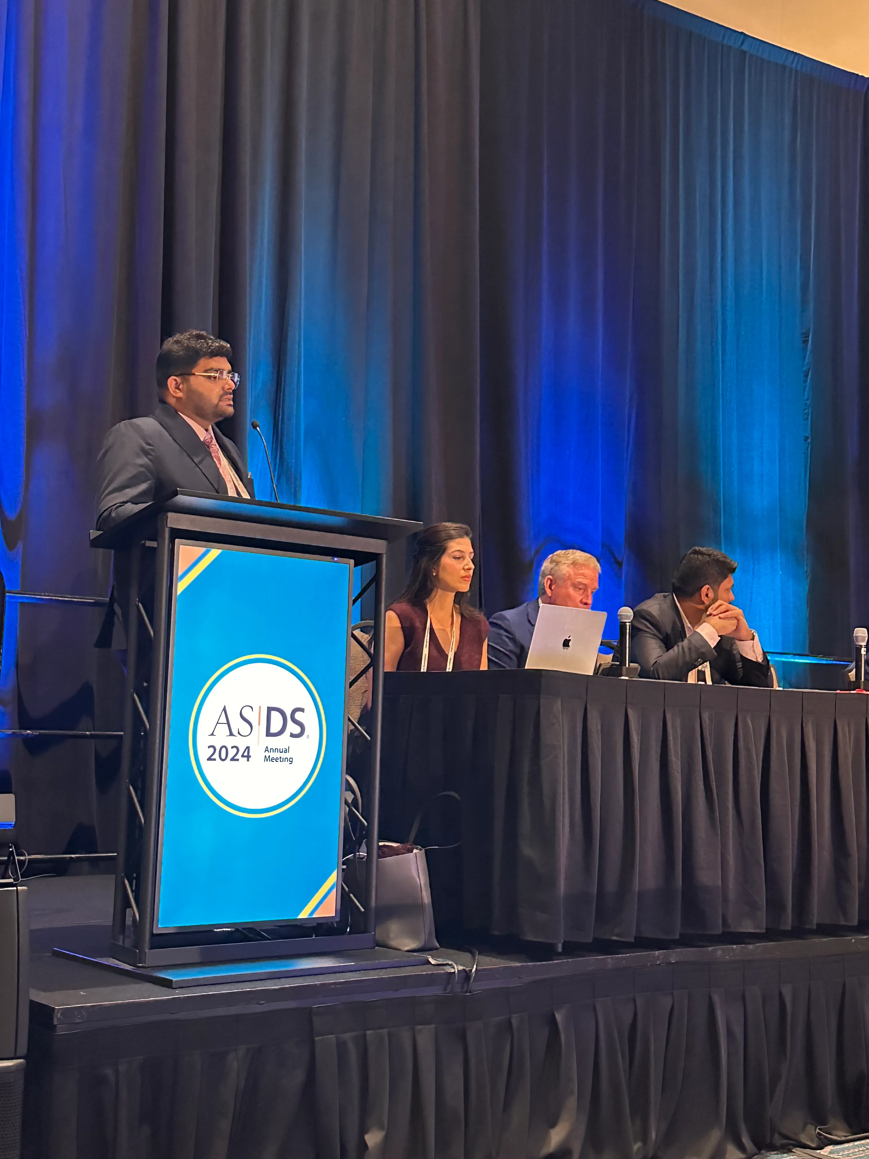 ASDS 2024 Annual Meeting podium, Orlando — invited talk